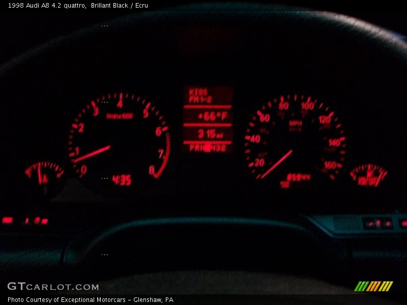 Brillant Black / Ecru 1998 Audi A8 4.2 quattro