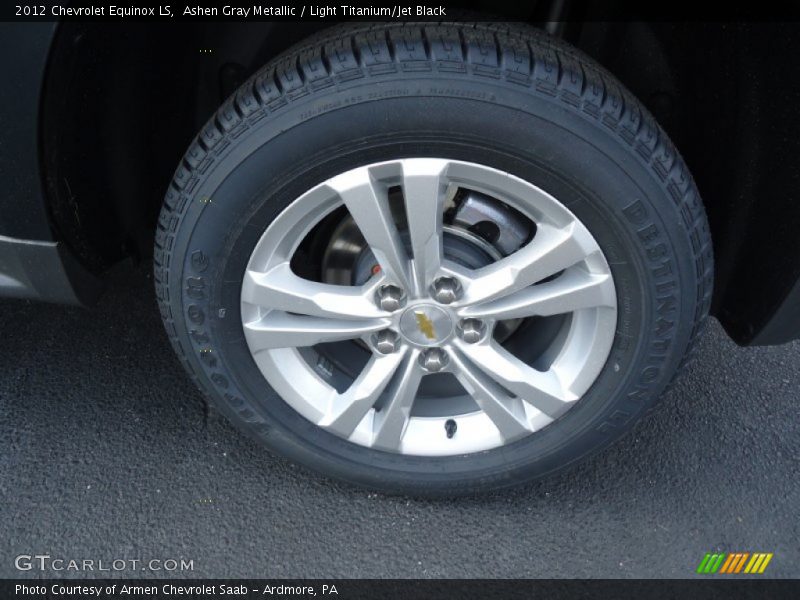 Ashen Gray Metallic / Light Titanium/Jet Black 2012 Chevrolet Equinox LS