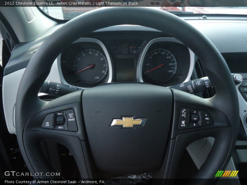 Ashen Gray Metallic / Light Titanium/Jet Black 2012 Chevrolet Equinox LS