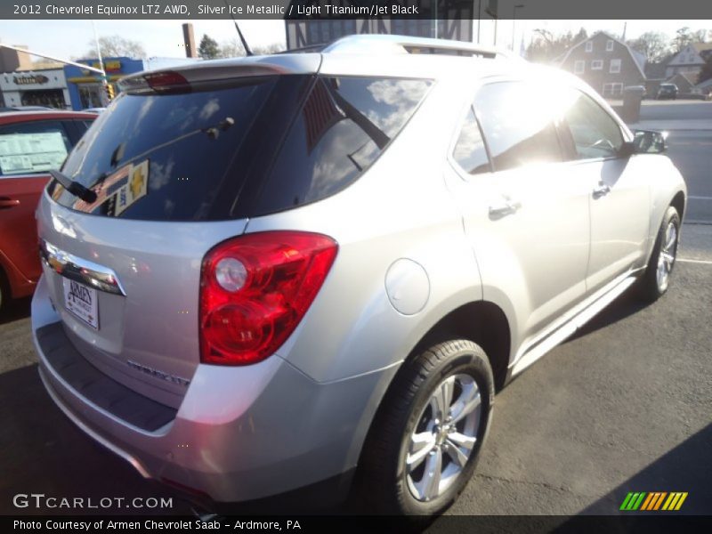 Silver Ice Metallic / Light Titanium/Jet Black 2012 Chevrolet Equinox LTZ AWD