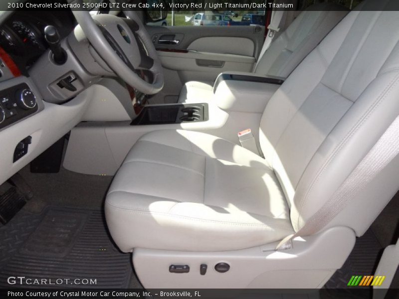 Victory Red / Light Titanium/Dark Titanium 2010 Chevrolet Silverado 2500HD LTZ Crew Cab 4x4