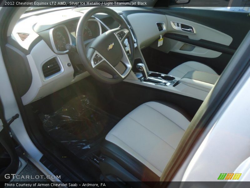 Silver Ice Metallic / Light Titanium/Jet Black 2012 Chevrolet Equinox LTZ AWD