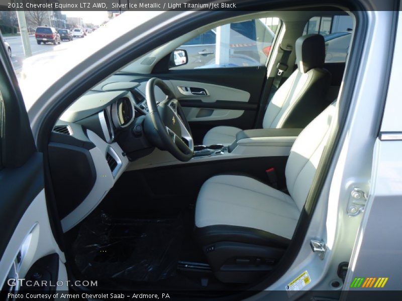 Silver Ice Metallic / Light Titanium/Jet Black 2012 Chevrolet Equinox LTZ AWD