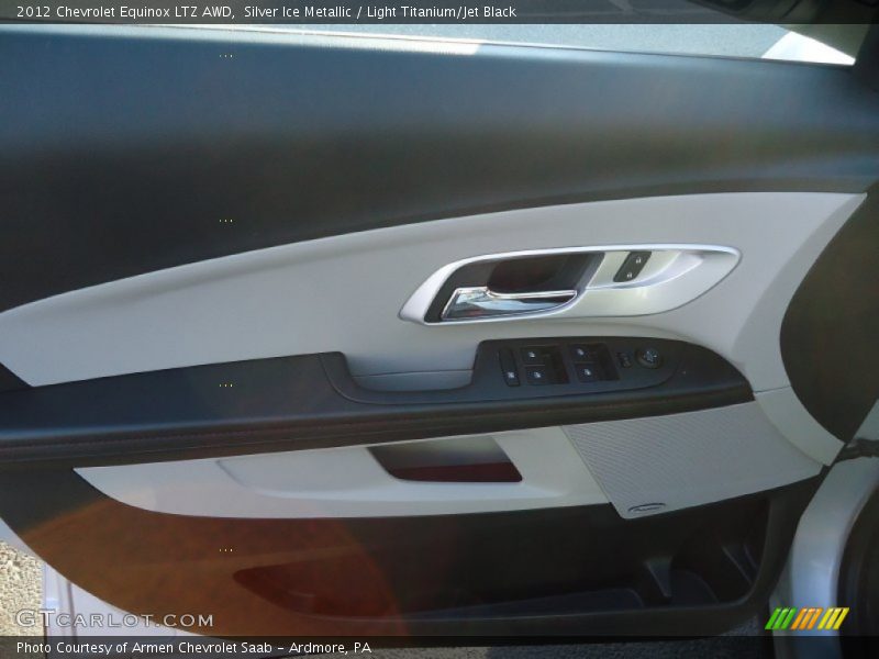 Silver Ice Metallic / Light Titanium/Jet Black 2012 Chevrolet Equinox LTZ AWD