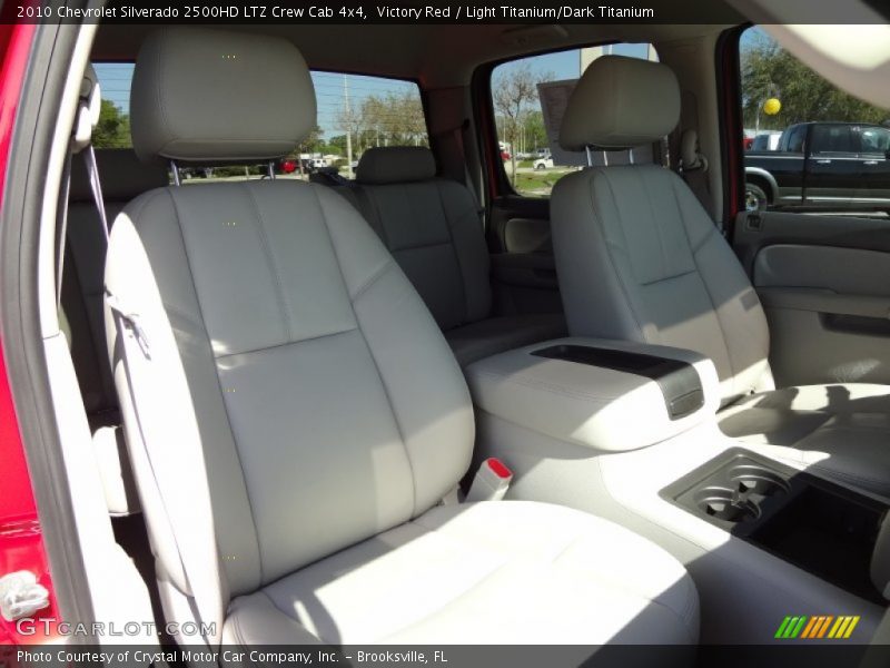Victory Red / Light Titanium/Dark Titanium 2010 Chevrolet Silverado 2500HD LTZ Crew Cab 4x4