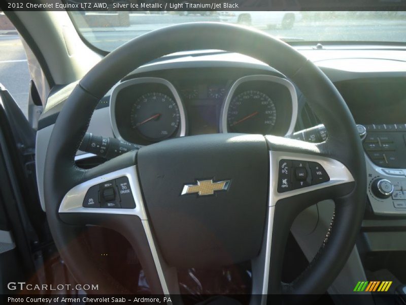 Silver Ice Metallic / Light Titanium/Jet Black 2012 Chevrolet Equinox LTZ AWD