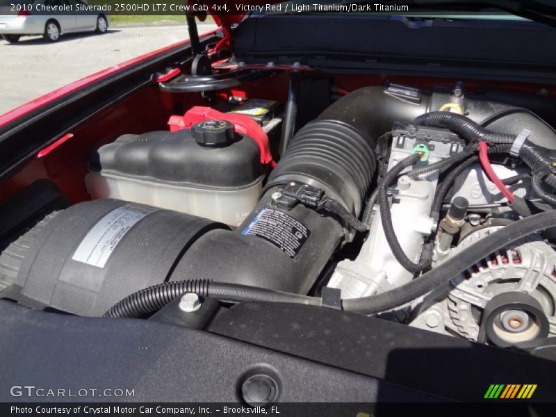 Victory Red / Light Titanium/Dark Titanium 2010 Chevrolet Silverado 2500HD LTZ Crew Cab 4x4
