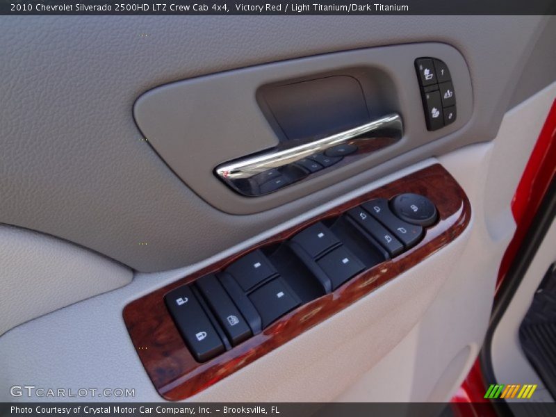Victory Red / Light Titanium/Dark Titanium 2010 Chevrolet Silverado 2500HD LTZ Crew Cab 4x4