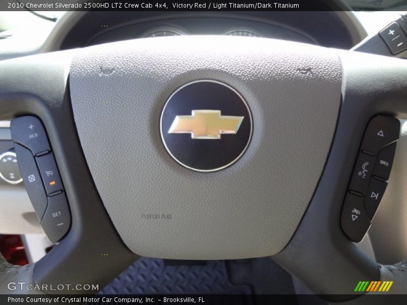 Victory Red / Light Titanium/Dark Titanium 2010 Chevrolet Silverado 2500HD LTZ Crew Cab 4x4