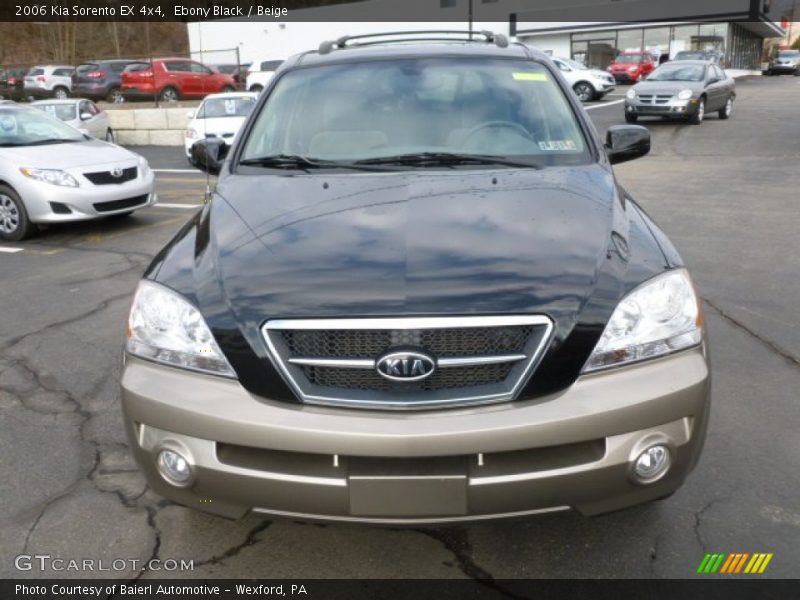 Ebony Black / Beige 2006 Kia Sorento EX 4x4