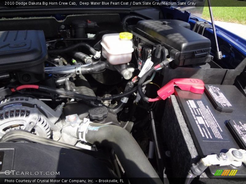 Deep Water Blue Pearl Coat / Dark Slate Gray/Medium Slate Gray 2010 Dodge Dakota Big Horn Crew Cab