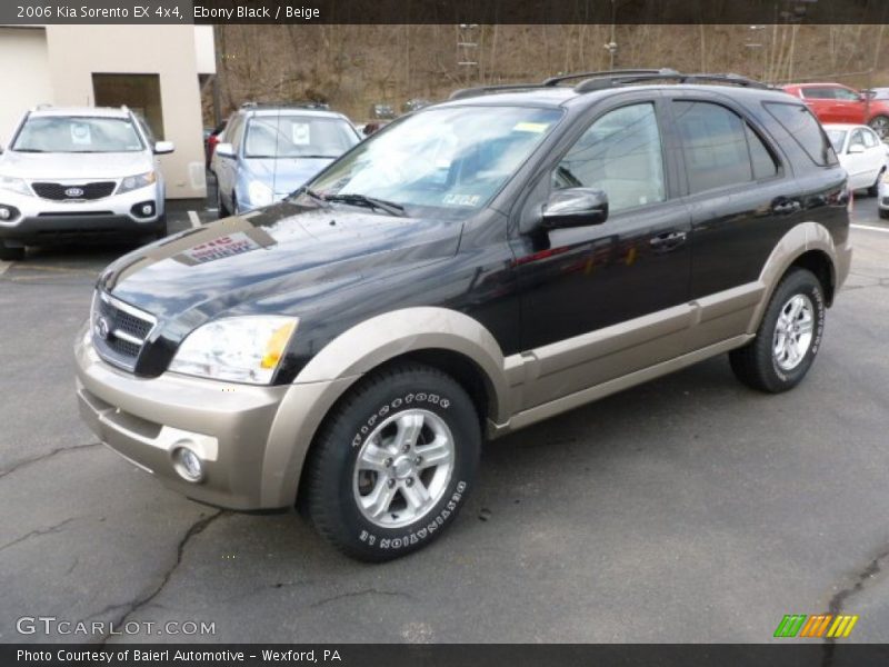 Ebony Black / Beige 2006 Kia Sorento EX 4x4