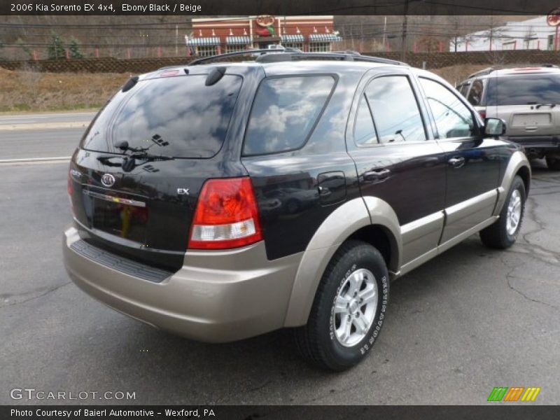 Ebony Black / Beige 2006 Kia Sorento EX 4x4