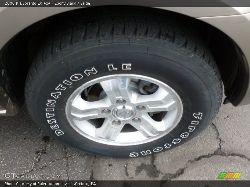 Ebony Black / Beige 2006 Kia Sorento EX 4x4