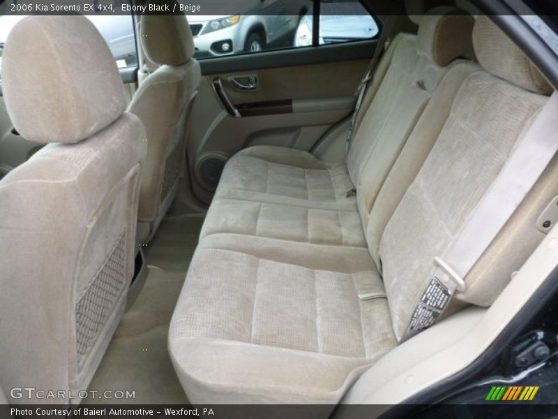 Ebony Black / Beige 2006 Kia Sorento EX 4x4