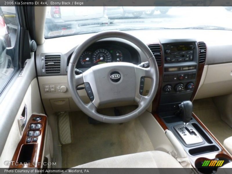 Ebony Black / Beige 2006 Kia Sorento EX 4x4