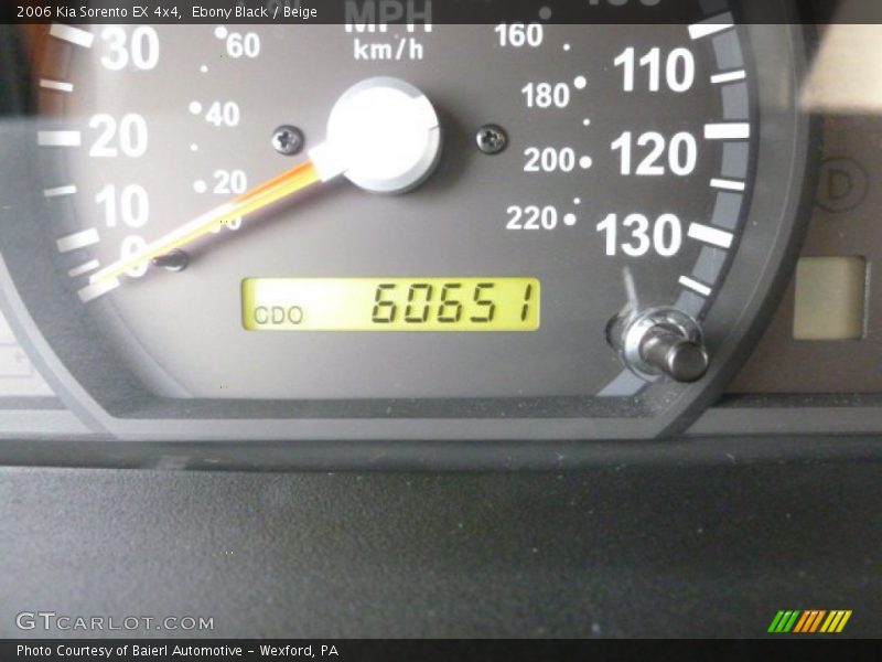 Ebony Black / Beige 2006 Kia Sorento EX 4x4