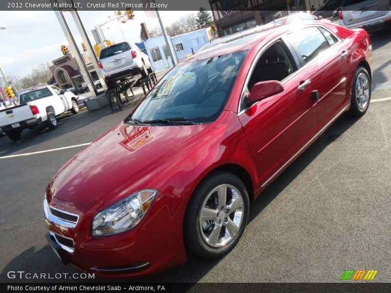 Crystal Red Tintcoat / Ebony 2012 Chevrolet Malibu LT
