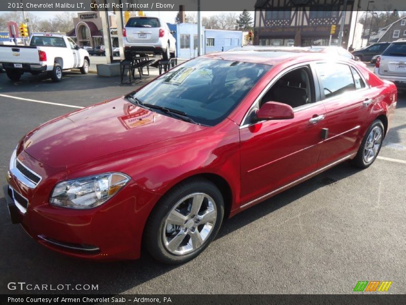 Crystal Red Tintcoat / Ebony 2012 Chevrolet Malibu LT