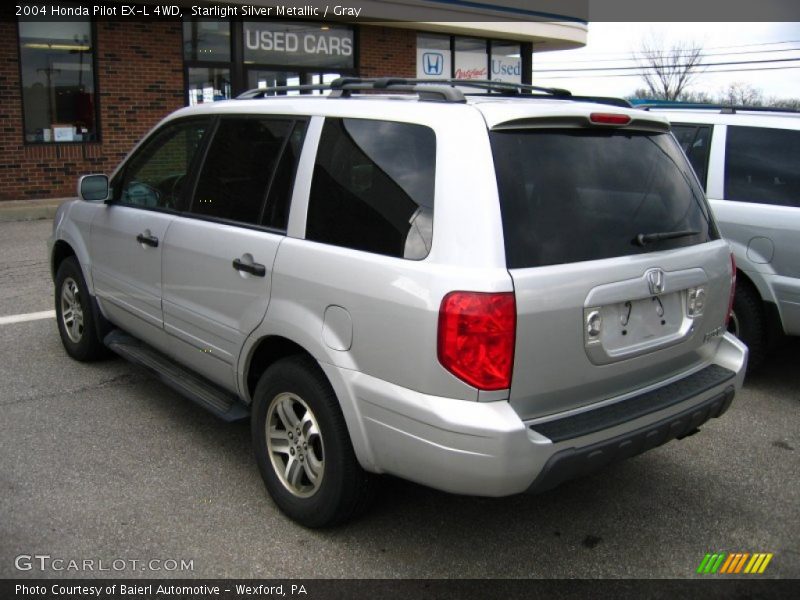 Starlight Silver Metallic / Gray 2004 Honda Pilot EX-L 4WD