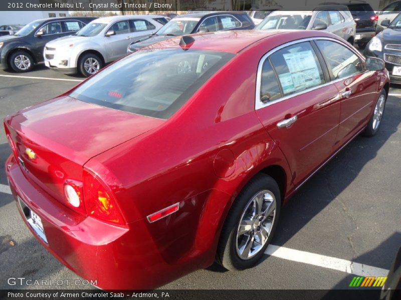 Crystal Red Tintcoat / Ebony 2012 Chevrolet Malibu LT