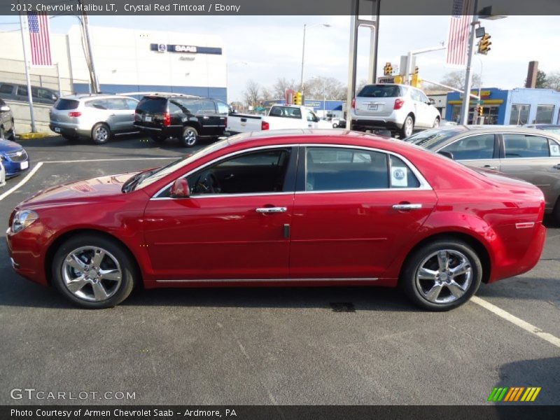 Crystal Red Tintcoat / Ebony 2012 Chevrolet Malibu LT