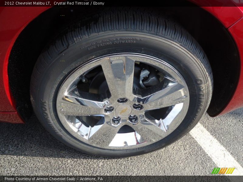 Crystal Red Tintcoat / Ebony 2012 Chevrolet Malibu LT
