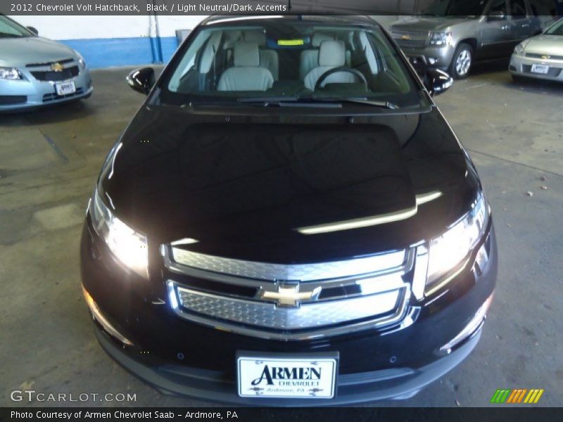 Black / Light Neutral/Dark Accents 2012 Chevrolet Volt Hatchback