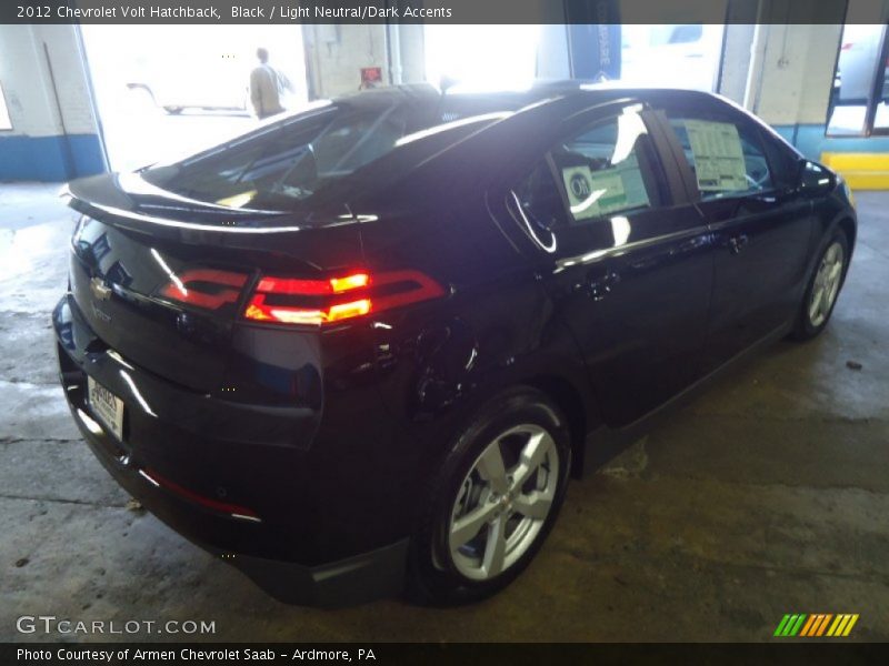 Black / Light Neutral/Dark Accents 2012 Chevrolet Volt Hatchback