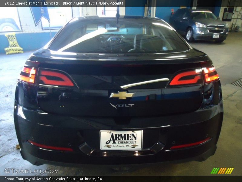 Black / Light Neutral/Dark Accents 2012 Chevrolet Volt Hatchback