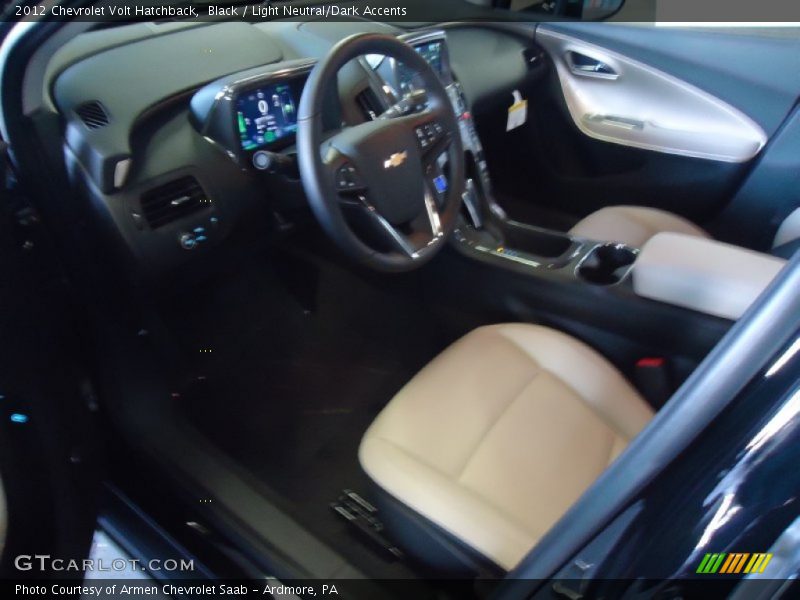 Black / Light Neutral/Dark Accents 2012 Chevrolet Volt Hatchback