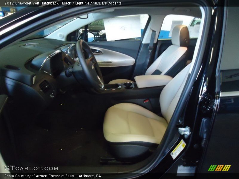 Black / Light Neutral/Dark Accents 2012 Chevrolet Volt Hatchback