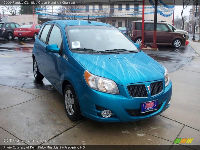 Blue Green Metallic / Charcoal 2009 Pontiac G3