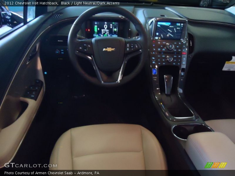 Black / Light Neutral/Dark Accents 2012 Chevrolet Volt Hatchback