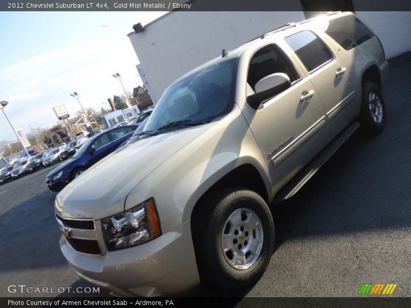 Gold Mist Metallic / Ebony 2012 Chevrolet Suburban LT 4x4