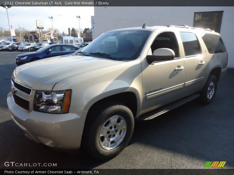 Gold Mist Metallic / Ebony 2012 Chevrolet Suburban LT 4x4