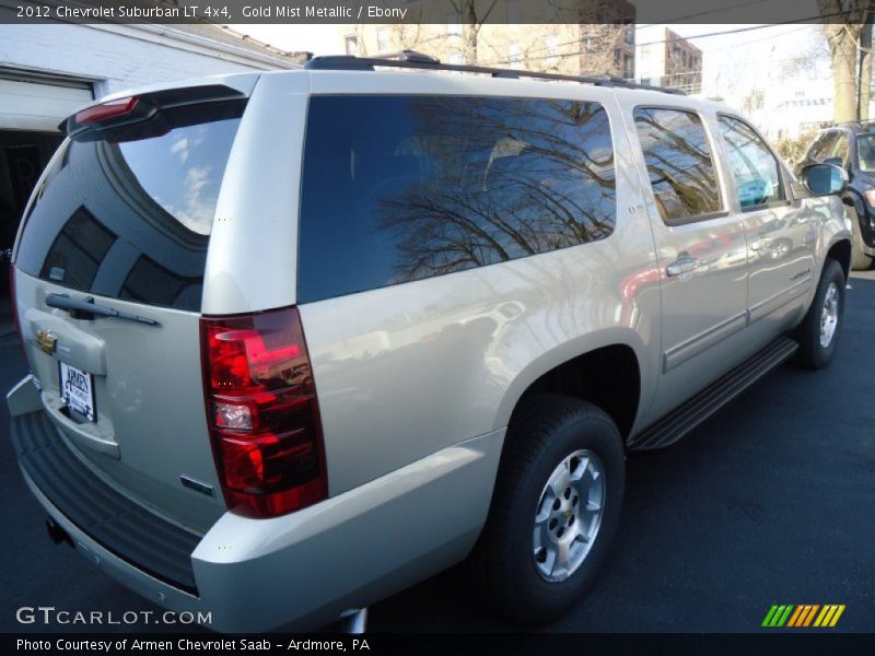 Gold Mist Metallic / Ebony 2012 Chevrolet Suburban LT 4x4