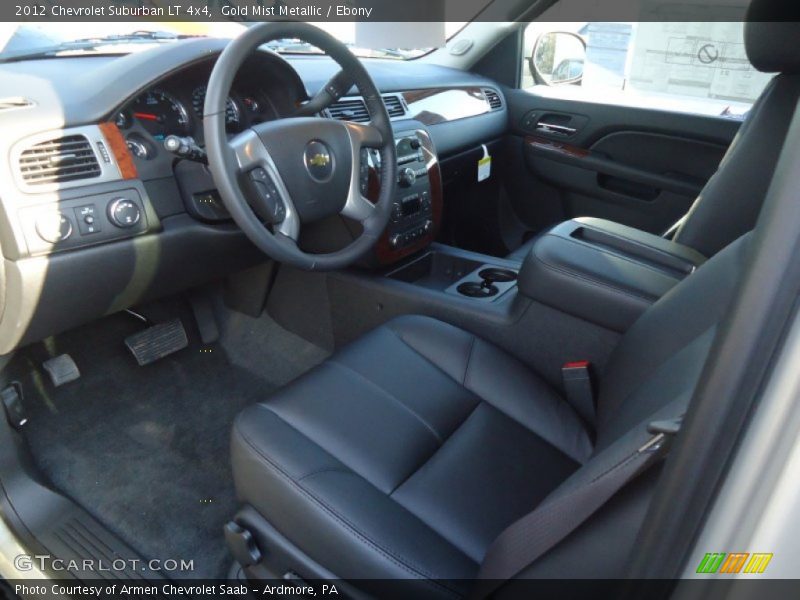 Gold Mist Metallic / Ebony 2012 Chevrolet Suburban LT 4x4