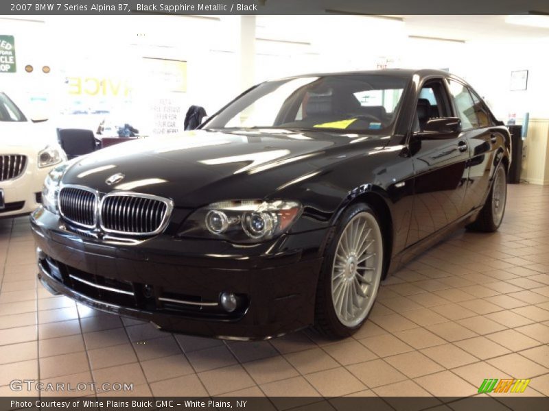 Black Sapphire Metallic / Black 2007 BMW 7 Series Alpina B7