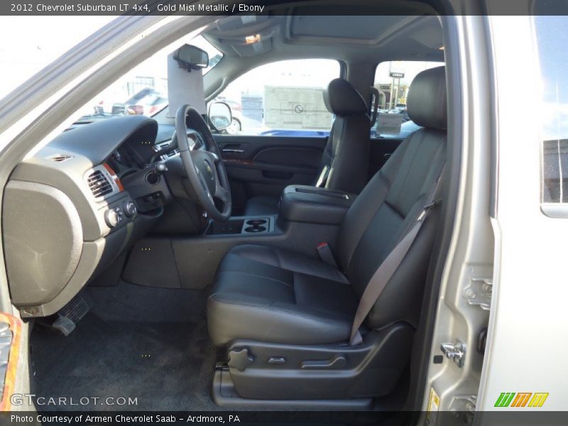Gold Mist Metallic / Ebony 2012 Chevrolet Suburban LT 4x4