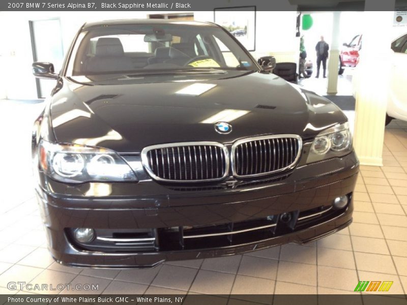 Black Sapphire Metallic / Black 2007 BMW 7 Series Alpina B7
