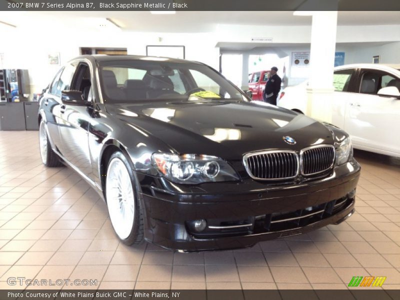 Black Sapphire Metallic / Black 2007 BMW 7 Series Alpina B7