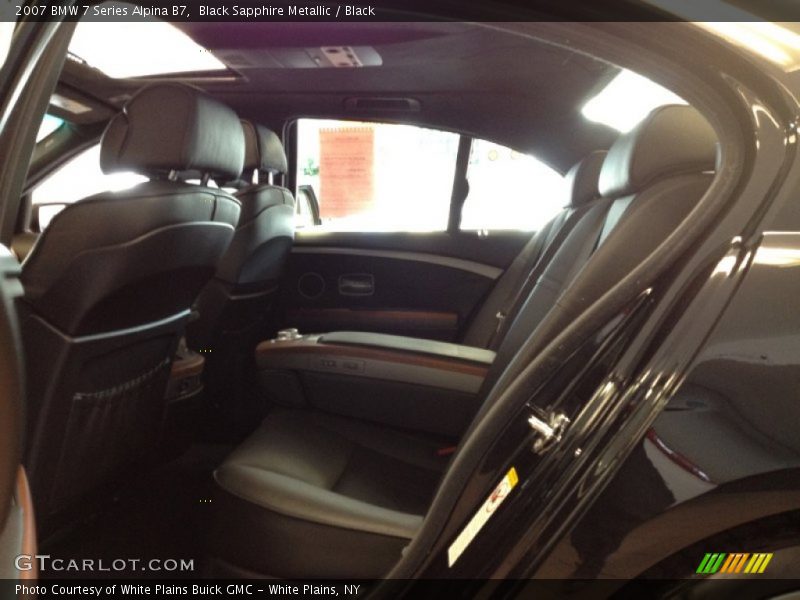 Black Sapphire Metallic / Black 2007 BMW 7 Series Alpina B7