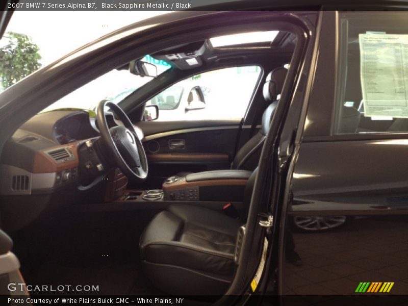 Black Sapphire Metallic / Black 2007 BMW 7 Series Alpina B7