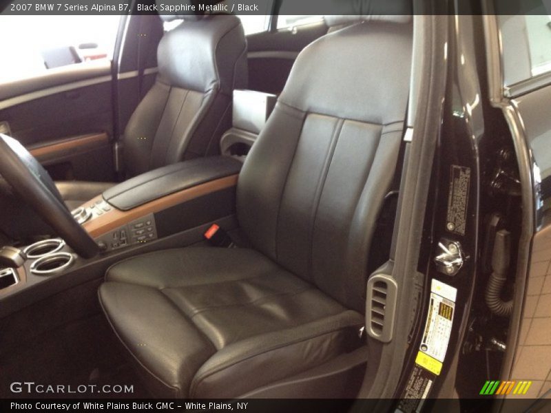 Black Sapphire Metallic / Black 2007 BMW 7 Series Alpina B7