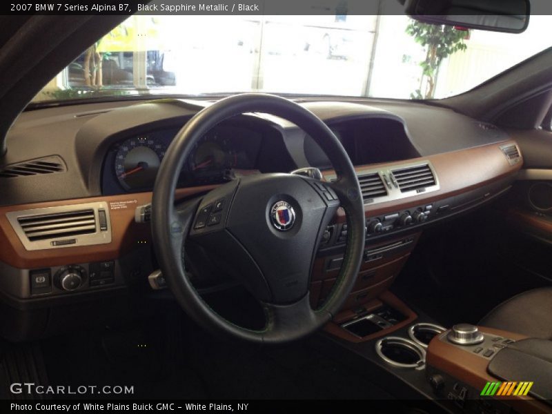 Black Sapphire Metallic / Black 2007 BMW 7 Series Alpina B7