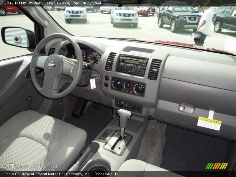 Red Brick / Steel 2012 Nissan Frontier S Crew Cab 4x4