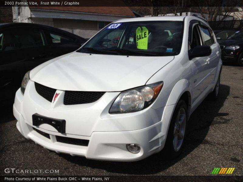Frost White / Graphite 2003 Pontiac Vibe