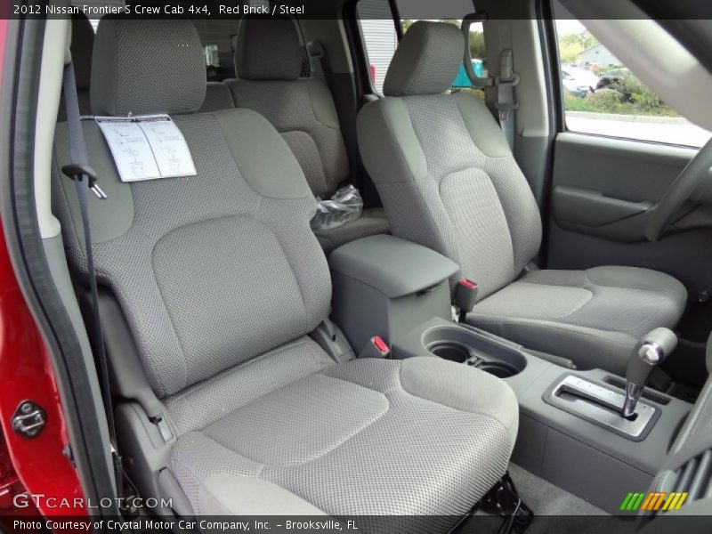 Red Brick / Steel 2012 Nissan Frontier S Crew Cab 4x4