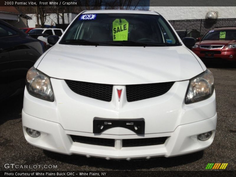 Frost White / Graphite 2003 Pontiac Vibe
